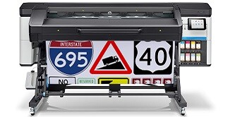 hp latex 700 digital printer front